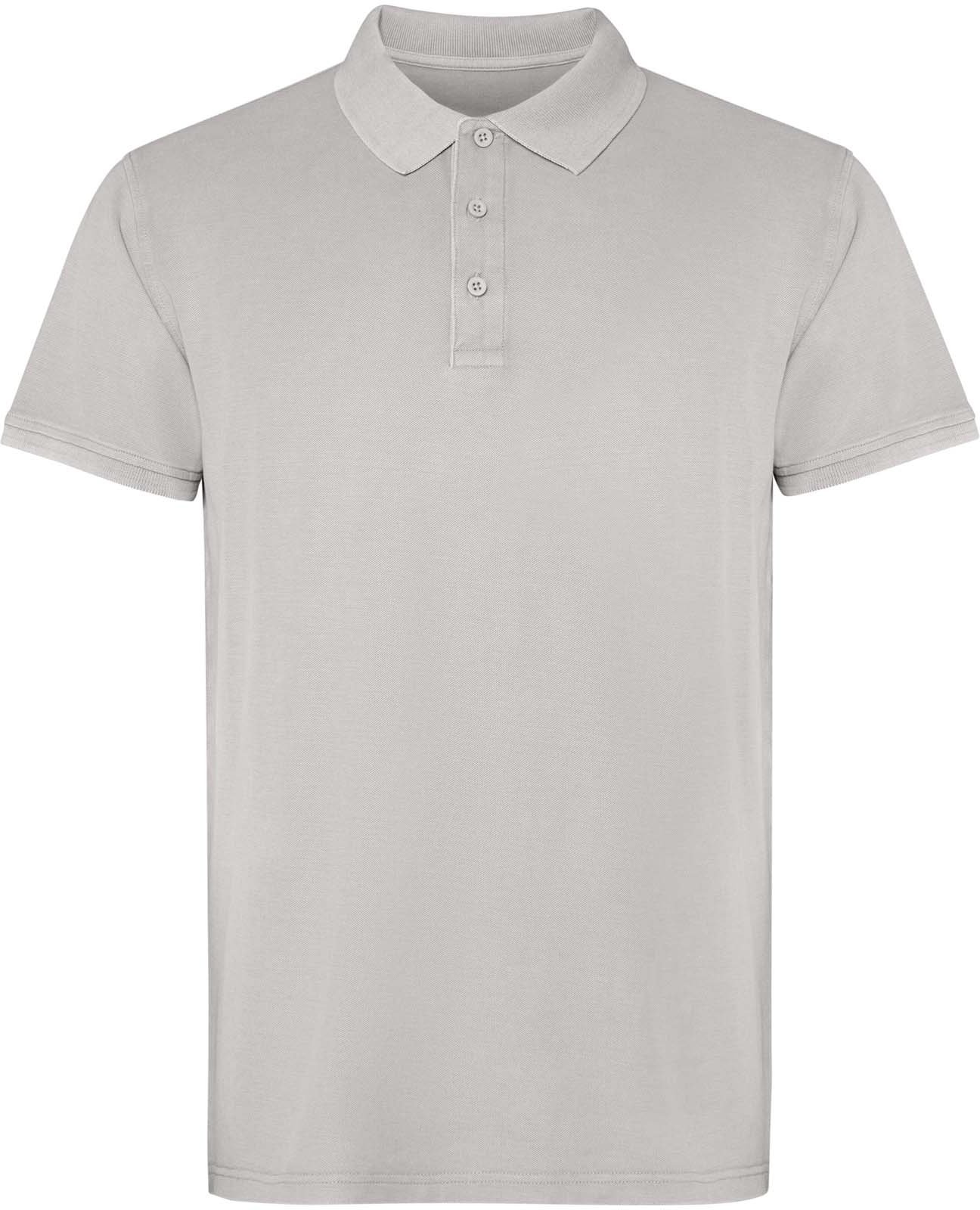 Hovedproduktbilde for Grå Roly Cobain Vasket Finish Poloskjorte