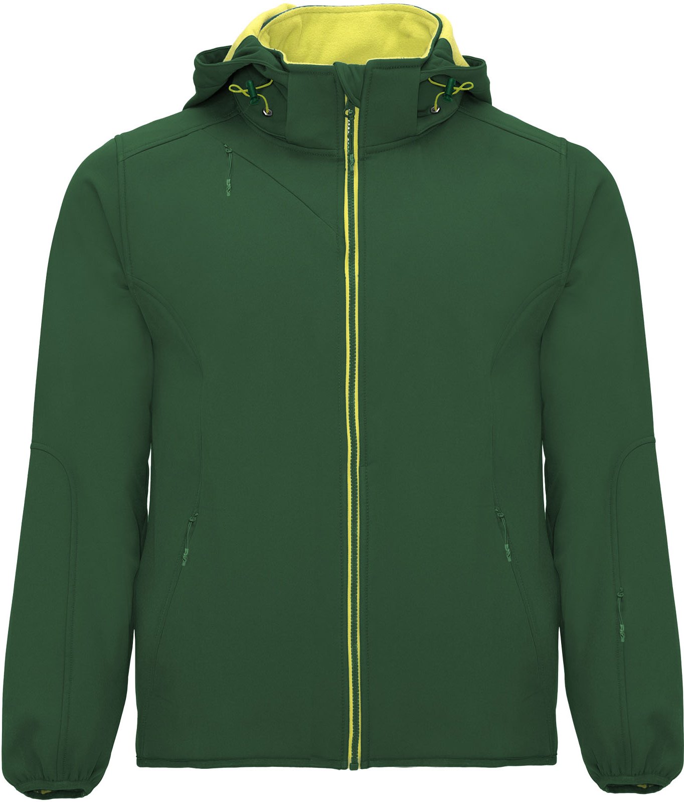 Hovedproduktbilde for Flaskegrønn Roly Siberia Softshelljakke