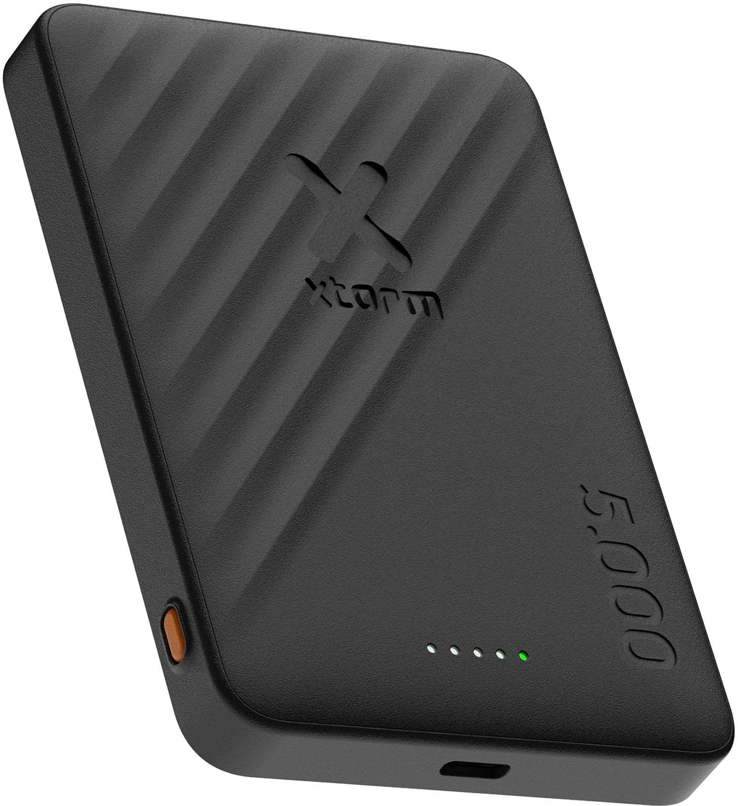 Hovedproduktbilde for Solid svart Xtorm Xtorm Go2 15 W 5000 mAh trådløs mobillader