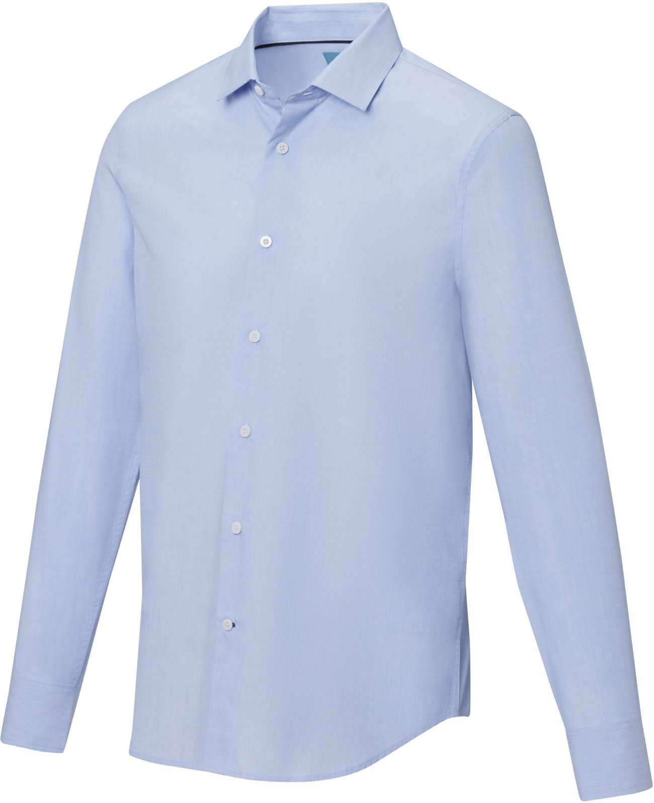 Hovedproduktbilde for Lys blå Elevate Cuprite langermet økologisk skjorte for herre