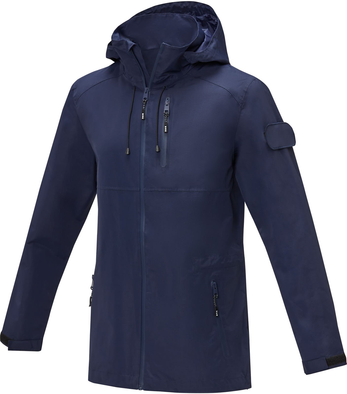 Hovedproduktbilde for Marineblå Elevate Kai GRS resirkulert sirkulær lett jakke unisex