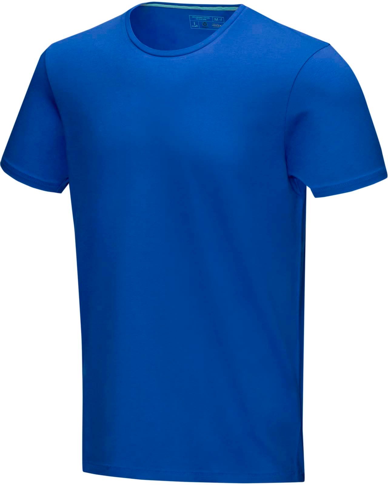 Hovedproduktbilde for Blå Elevate Balfour T-skjorte i organisk bomull til herre