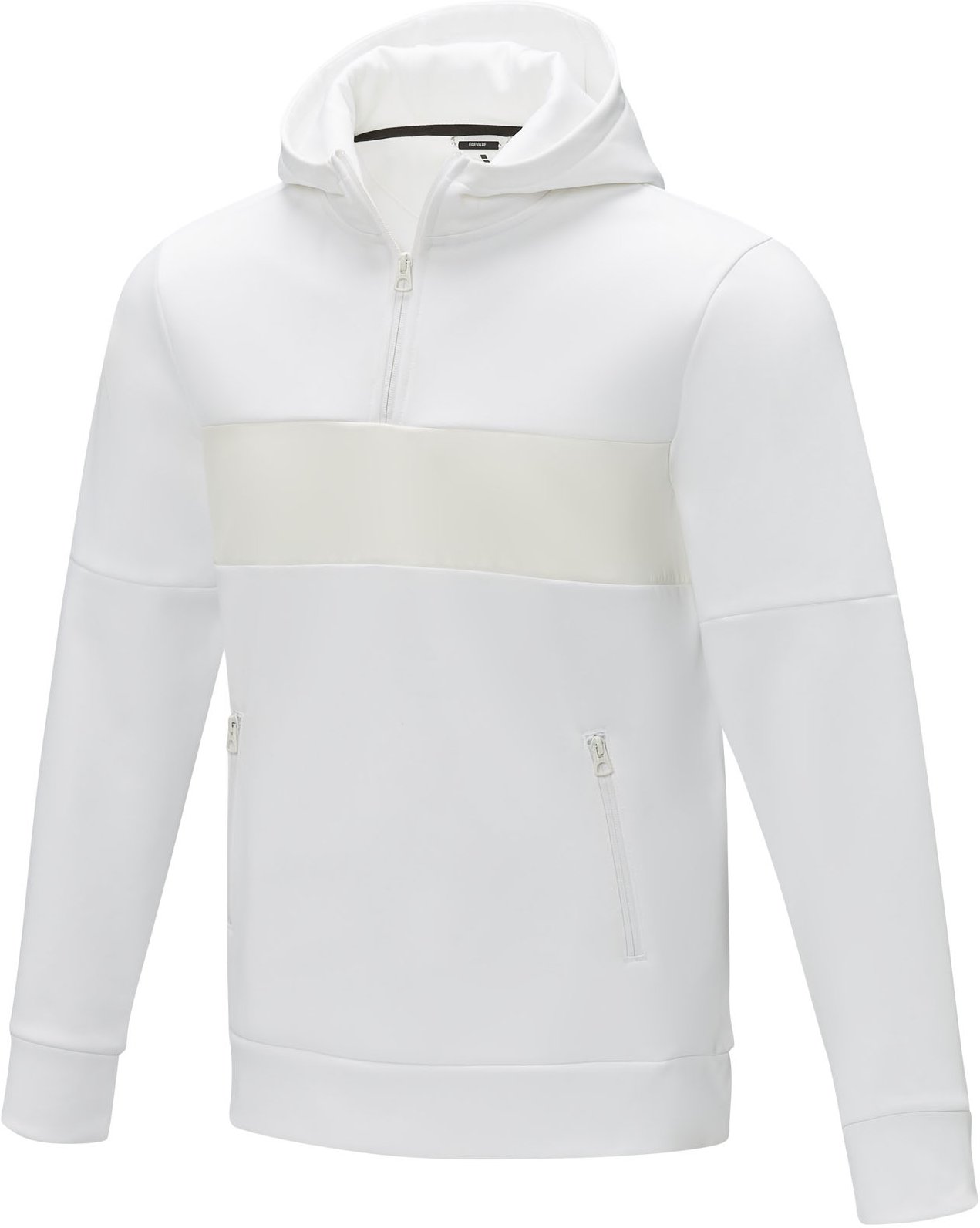 Hovedproduktbilde for Hvit Elevate Sayan anorakk-/hettegenser herre