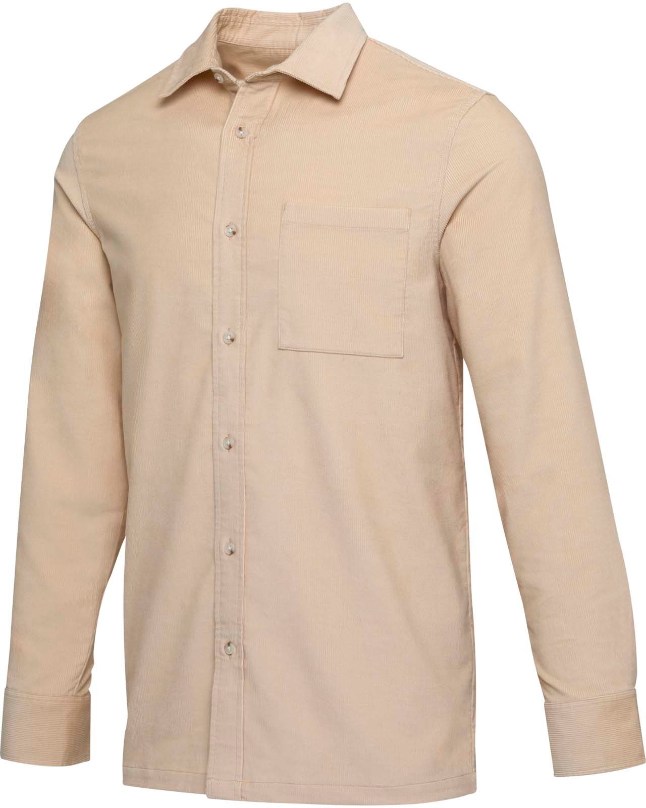 Hovedproduktbilde for Havregryn Elevate Alum kordfløyelsskjorte unisex