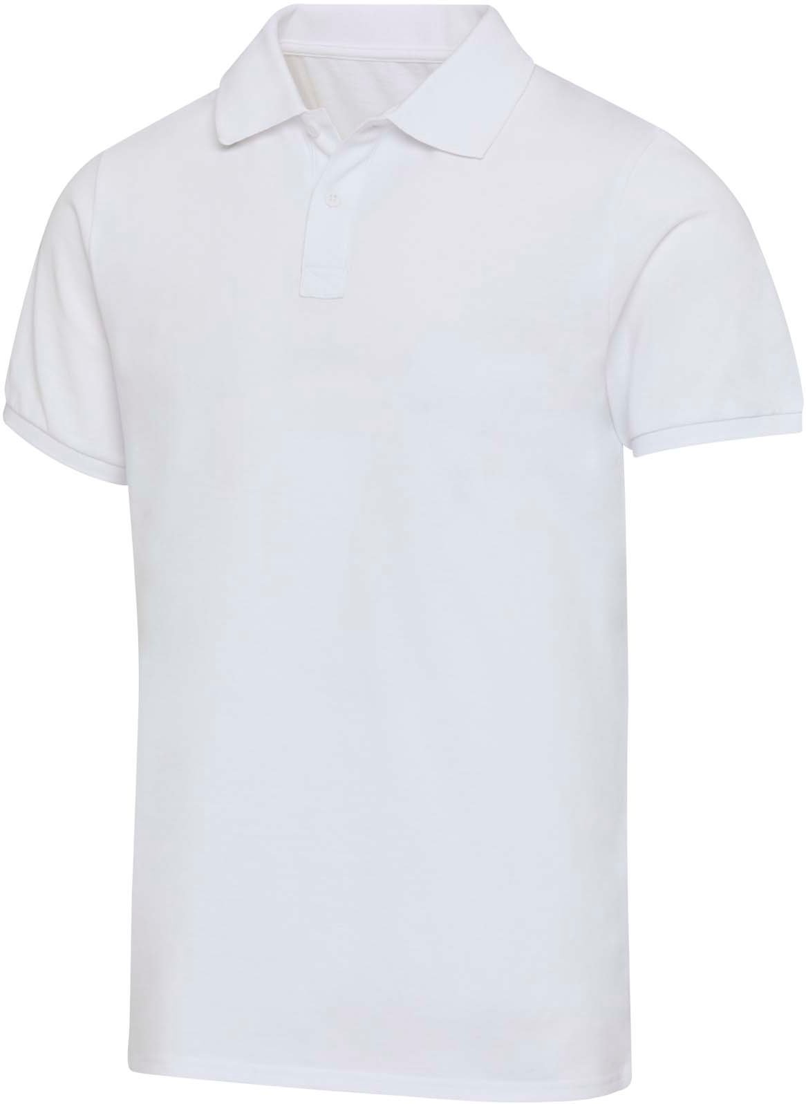 Hovedproduktbilde for Hvit Elevate Beryl 220 g/m² kortermet OCS organisk resirkulert unisex polo