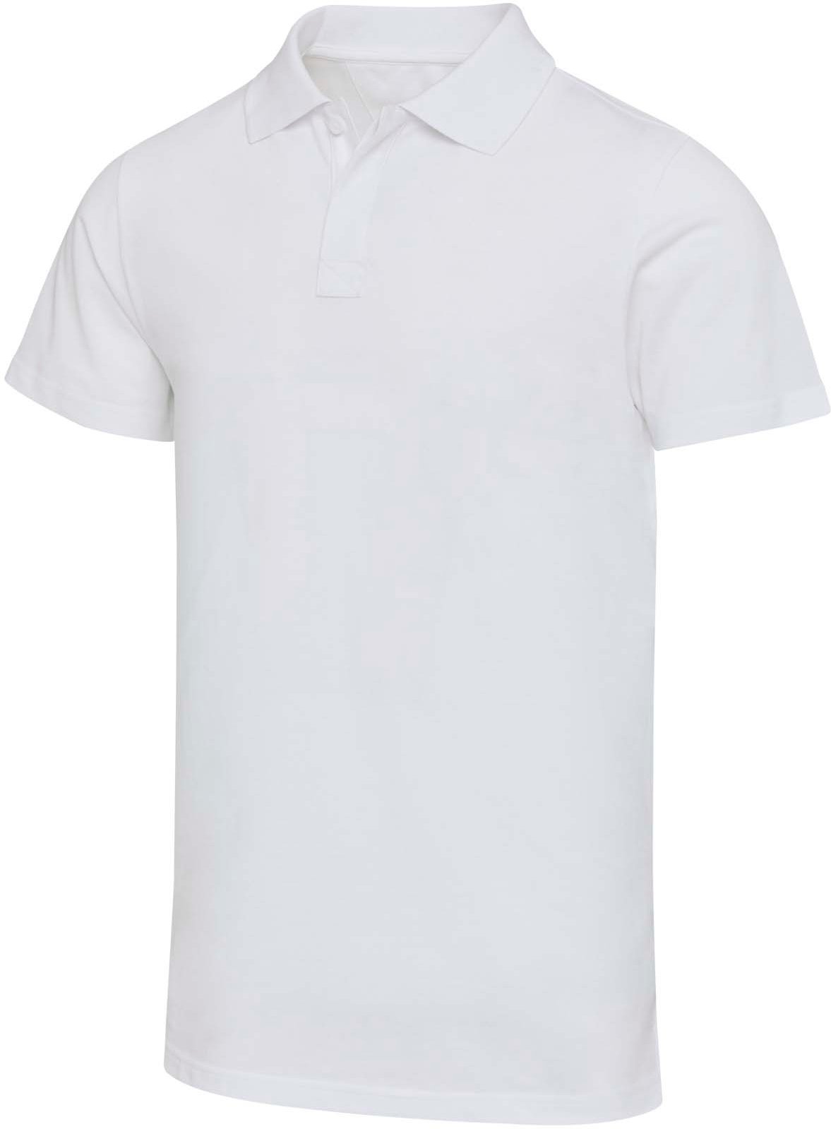 Hovedproduktbilde for Hvit Elevate Graphite 180 g/m² kortermet OCS organisk unisex polo