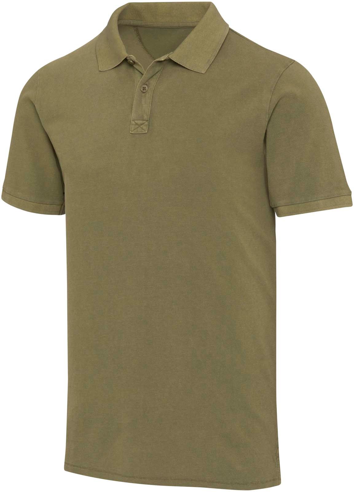 Hovedproduktbilde for Skoggrønn Elevate Calgary 200 g/m2 vasket polo til herre