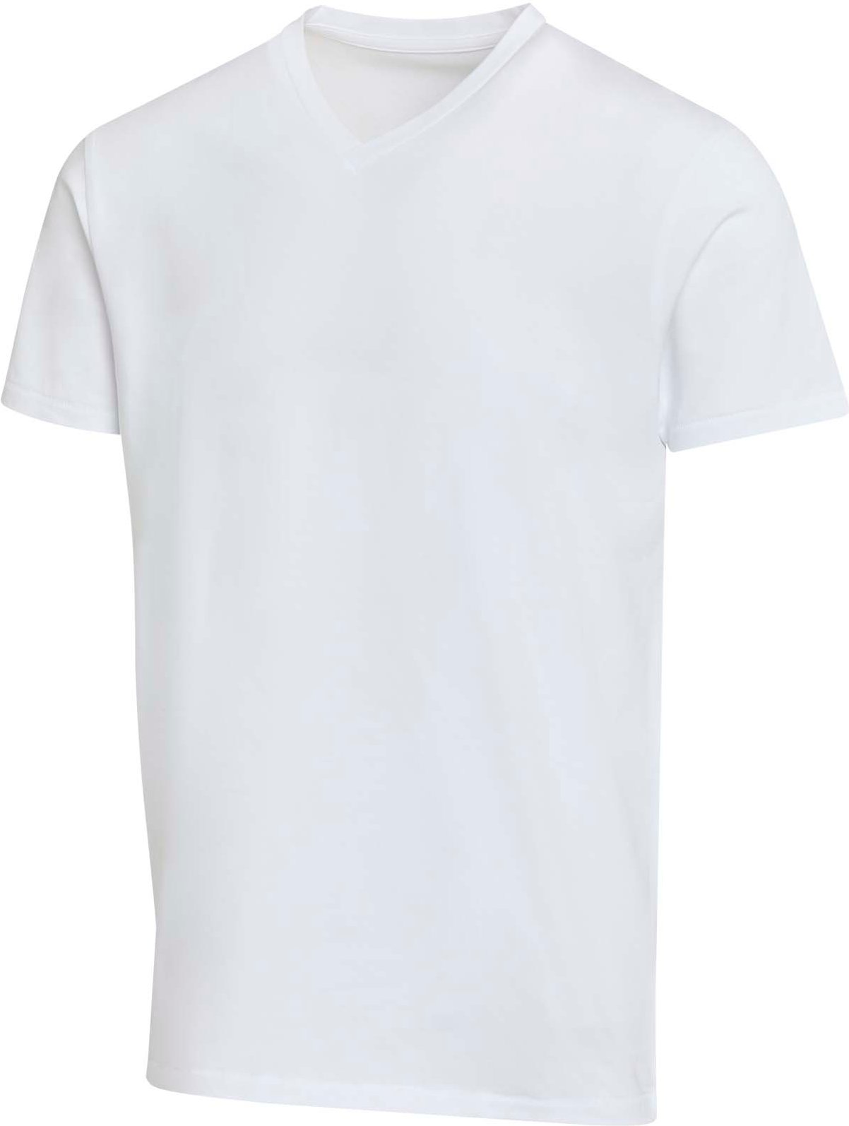 Hovedproduktbilde for Hvit Elevate Balfour 200 g/m² kortermet OCS organisk unisex t-skjorte med v-hals