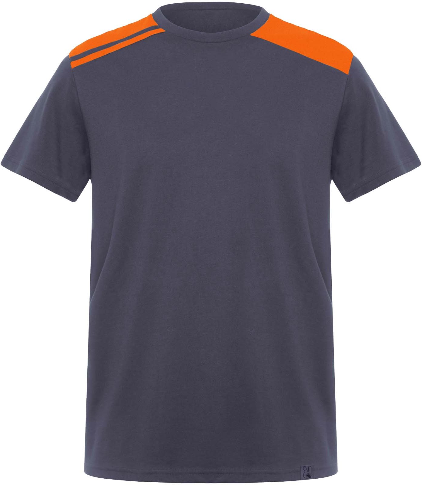 Hovedproduktbilde for Bly/Oransje Roly WRK Expedition 160 g/m2 kortermet t-skjorte til herre