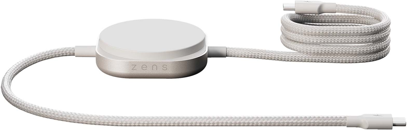 Hovedproduktbilde for Hvit Zens Zens Pro 2 240 W USB-C 2-i-1 ladekabel