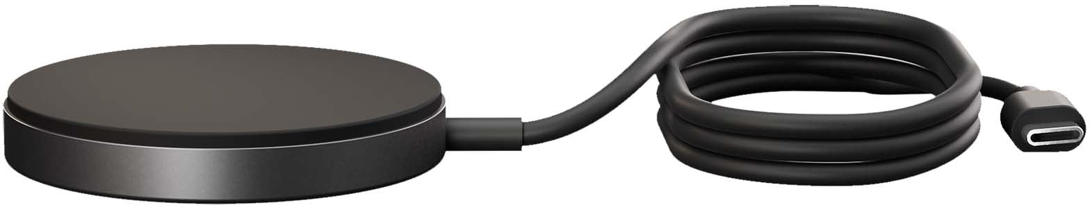 Hovedproduktbilde for Solid svart Zens Zens Pro 1 15 W trådløs lader