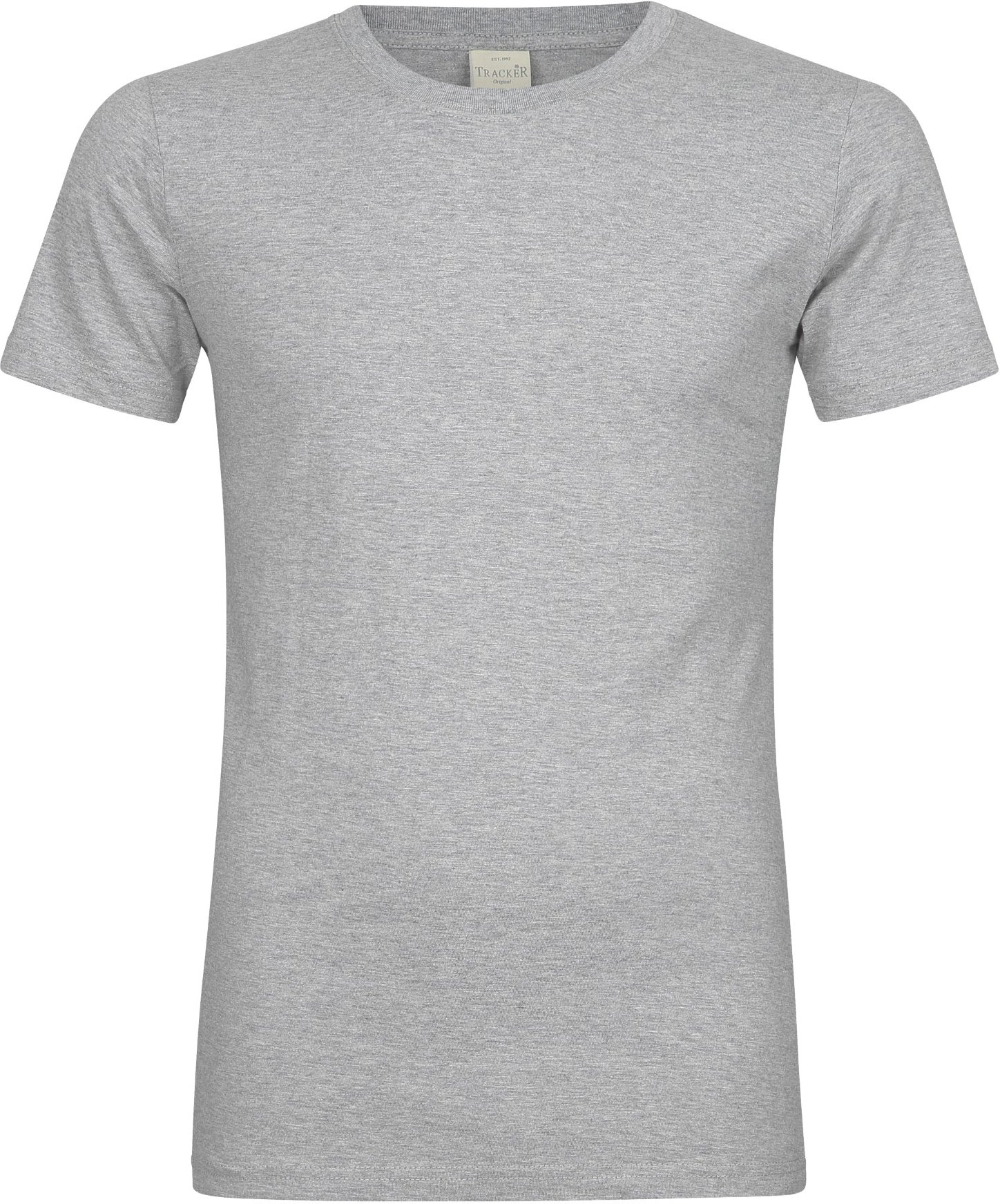 Hovedproduktbilde for Gråmelert Tracker Original Slim T-skjorte