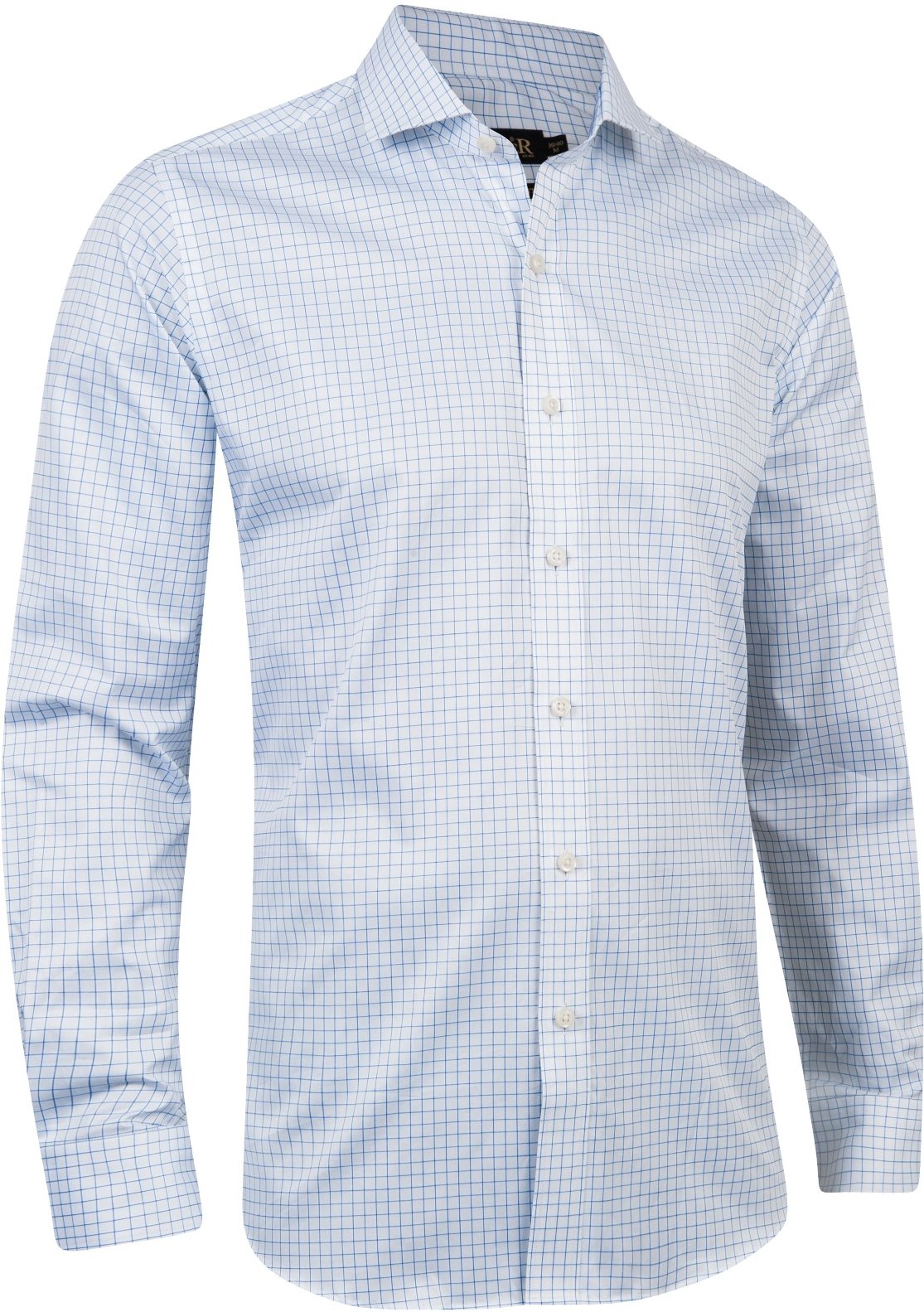 Hovedproduktbilde for Hvit  Tracker Exclusive Two Ply Check Skjorte