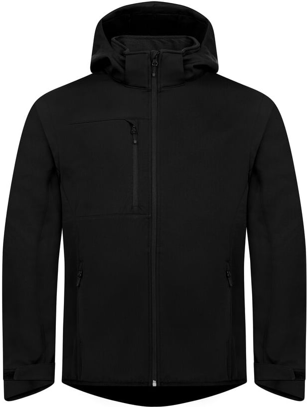 Hovedproduktbilde for Black Clique Classic 2-i-1 Vest og  Softshelljakke