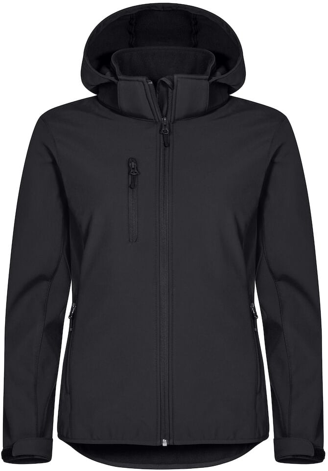 Hovedproduktbilde for Black Clique Classic Hoody Softshelljakke Dame
