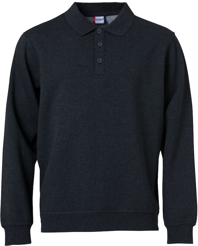 Hovedproduktbilde for Anthracite Melange Clique Basic Pologenser