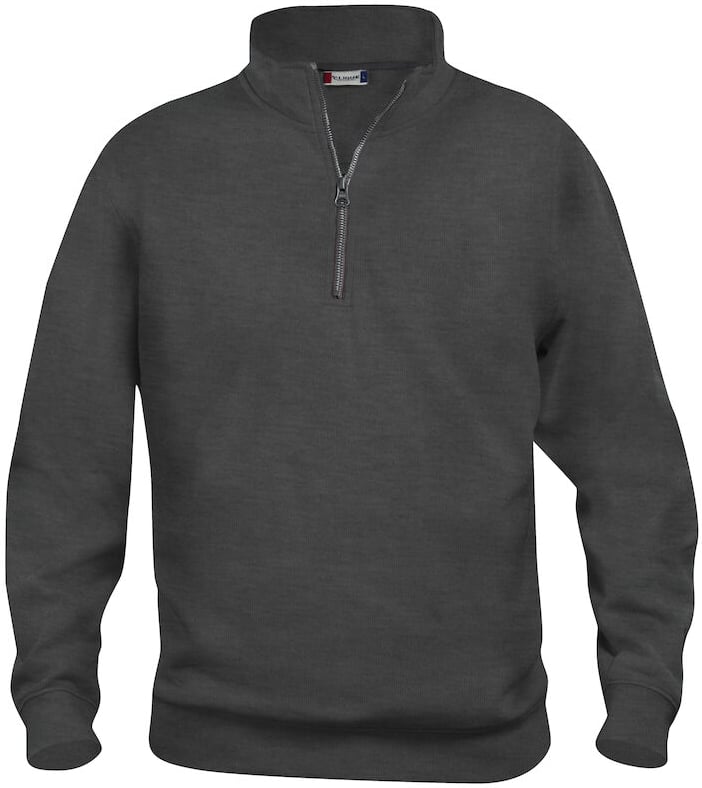 Hovedproduktbilde for Anthracite Melange Clique Basic Half-Zip Genser