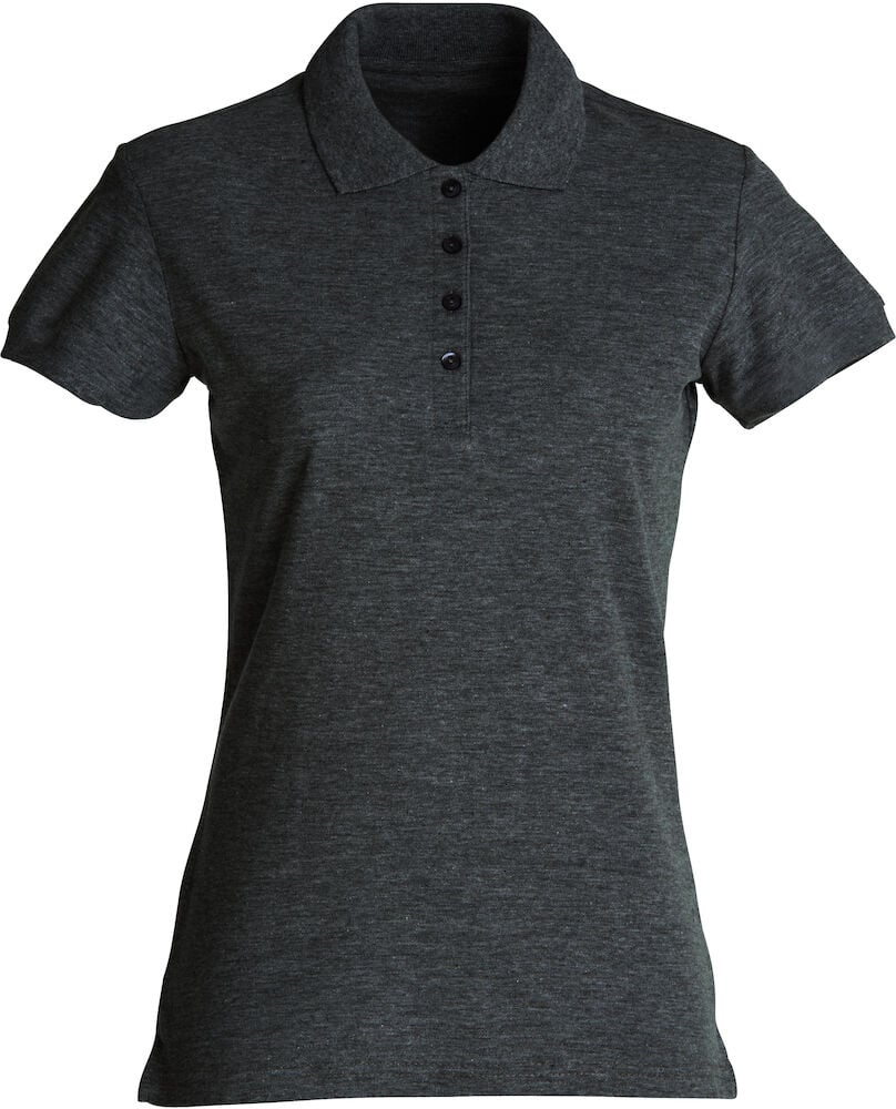 Hovedproduktbilde for Anthracite Melange Clique Basic Poloskjorte Dame