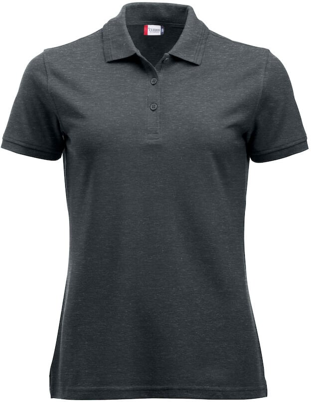Hovedproduktbilde for Anthracite Melange Clique Manhattan Poloskjorte Dame