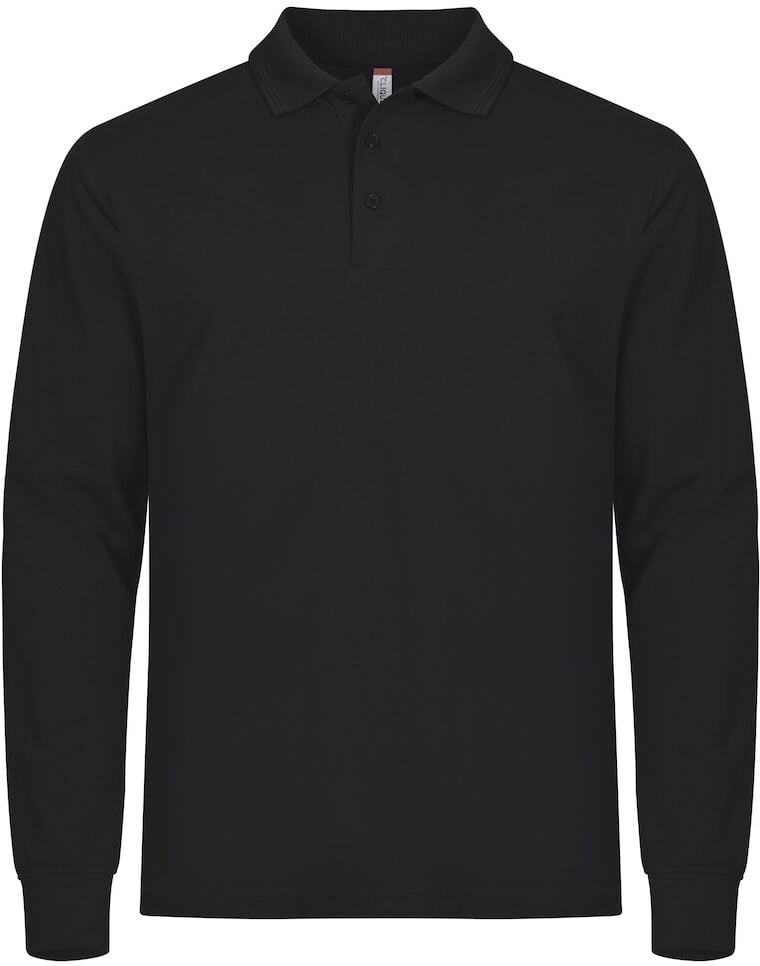 Hovedproduktbilde for Black Clique Manhattan Langermet Poloskjorte