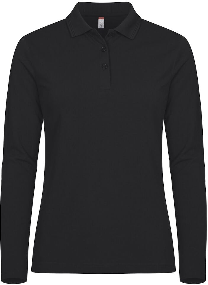 Hovedproduktbilde for Black Clique Manhattan Langermet Poloskjorte Dame