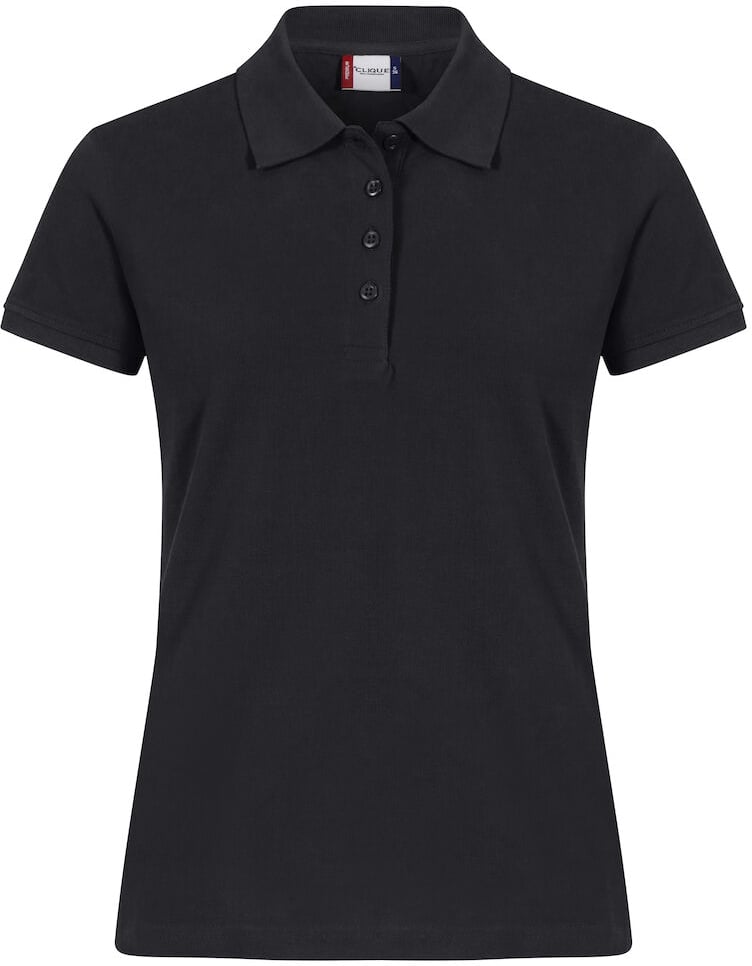 Hovedproduktbilde for Black Clique Heavy Premium Poloskjorte Dame