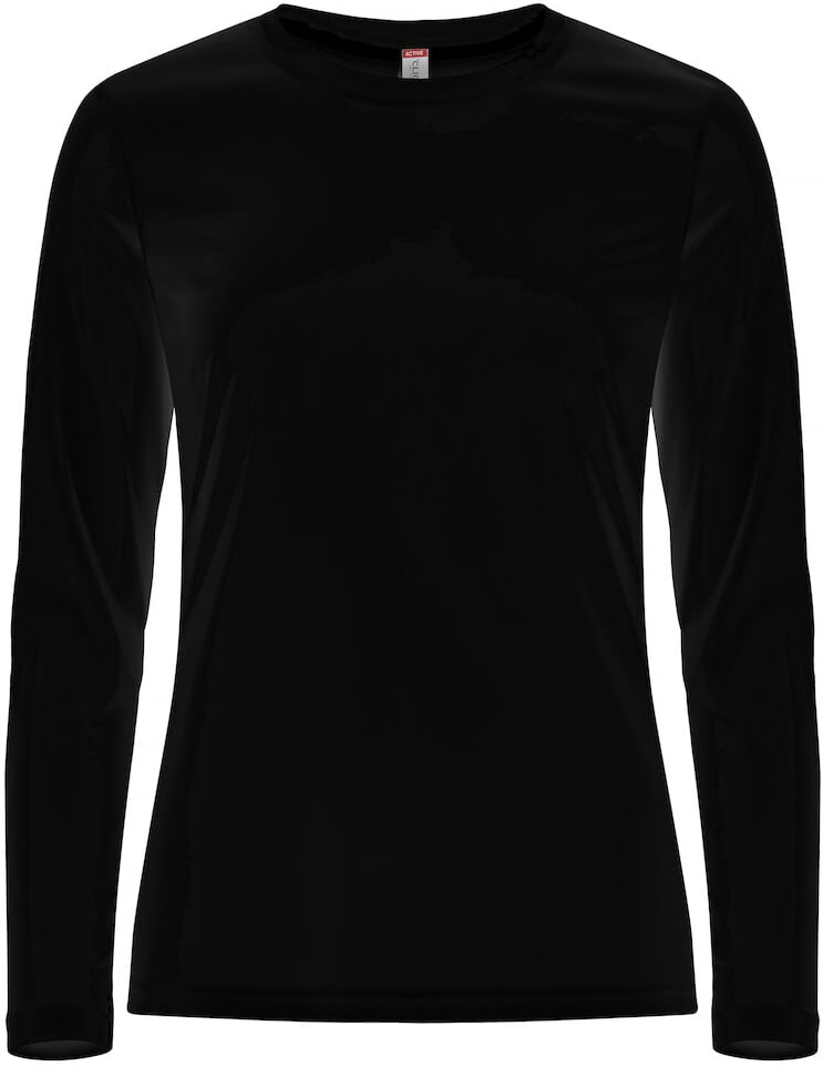 Hovedproduktbilde for Black Clique Basic Active-T Langermet T-skjorte Dame
