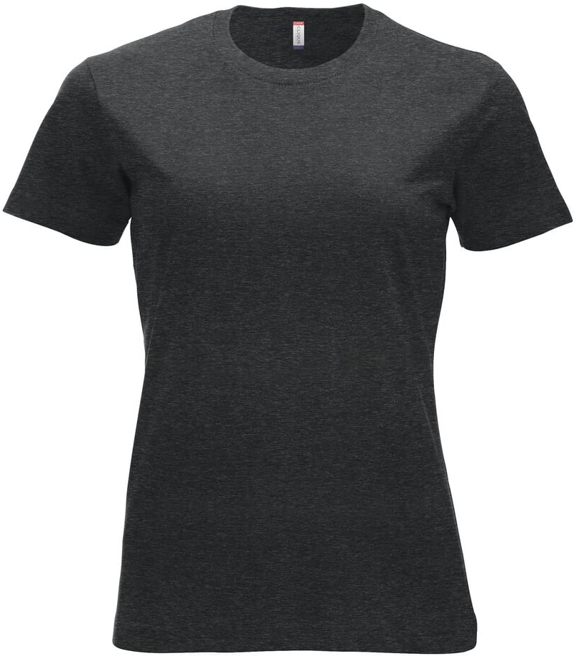 Hovedproduktbilde for Anthracite Melange Clique New Classic-T T-skjorte Dame