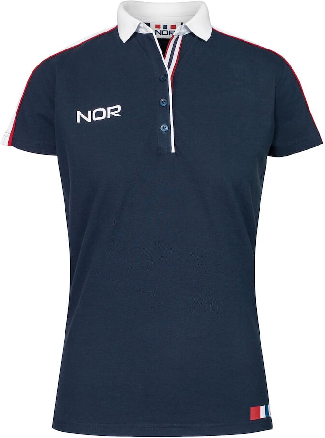 Hovedproduktbilde for Navy Clique NOR Pittsford Poloskjorte Dame