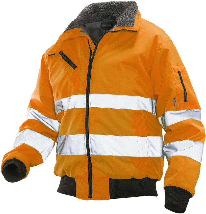 Hovedproduktbilde for Orange Jobman 1359 Functional Hi-Vis Kl. 3 Pilotjakke