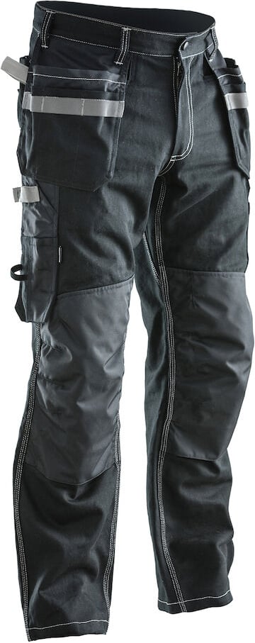 Hovedproduktbilde for Black/White Jobman 2201 Bomull Håndverksbukse Dame