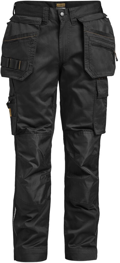 Hovedproduktbilde for Black/Black Jobman Women's Stretch  Arbeidsbukse Dame