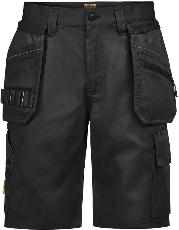Hovedproduktbilde for Black/Black Jobman Semistretch Arbeidsshorts