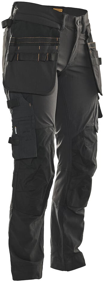 Hovedproduktbilde for Black Jobman 2371 Stretch Håndverksbukse Dame