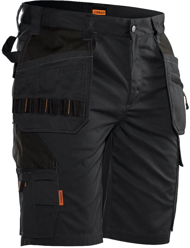 Hovedproduktbilde for Black/Black Jobman Bomull og Polyester Shorts