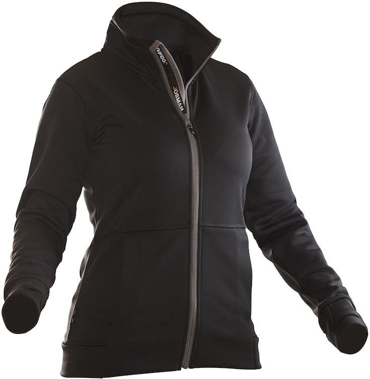 Hovedproduktbilde for Black Jobman Flex Polyester Jakke Dame
