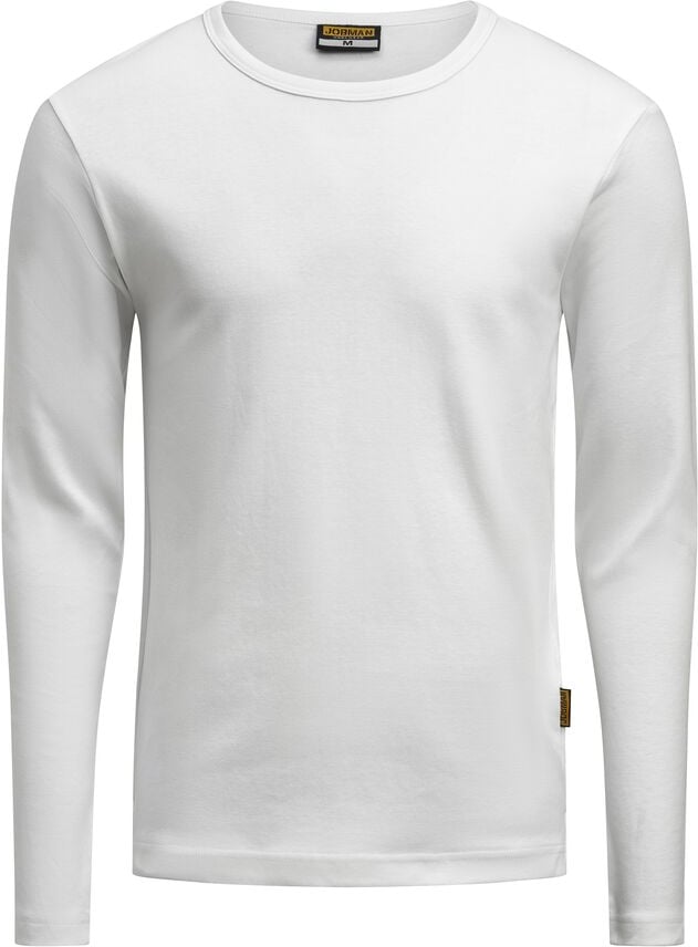 Hovedproduktbilde for White Jobman 5230 Langermet T-skjorte