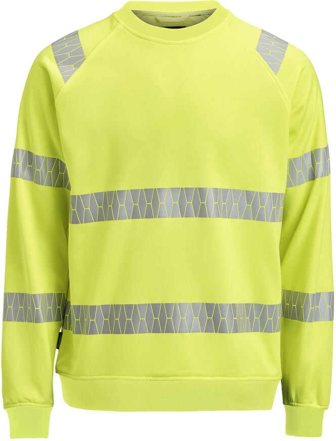 Hovedproduktbilde for HV Yellow Jobman Hi-Vis Refleks Arbeidsgenser