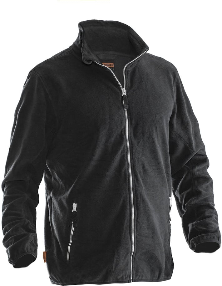 Hovedproduktbilde for Black Jobman Microfleece  Fleecejakke