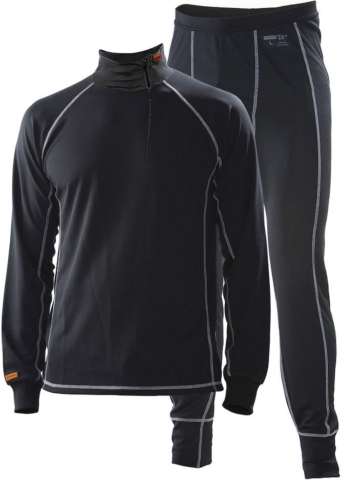 Hovedproduktbilde for Black/White Jobman 6579 Teknisk Undertøysett