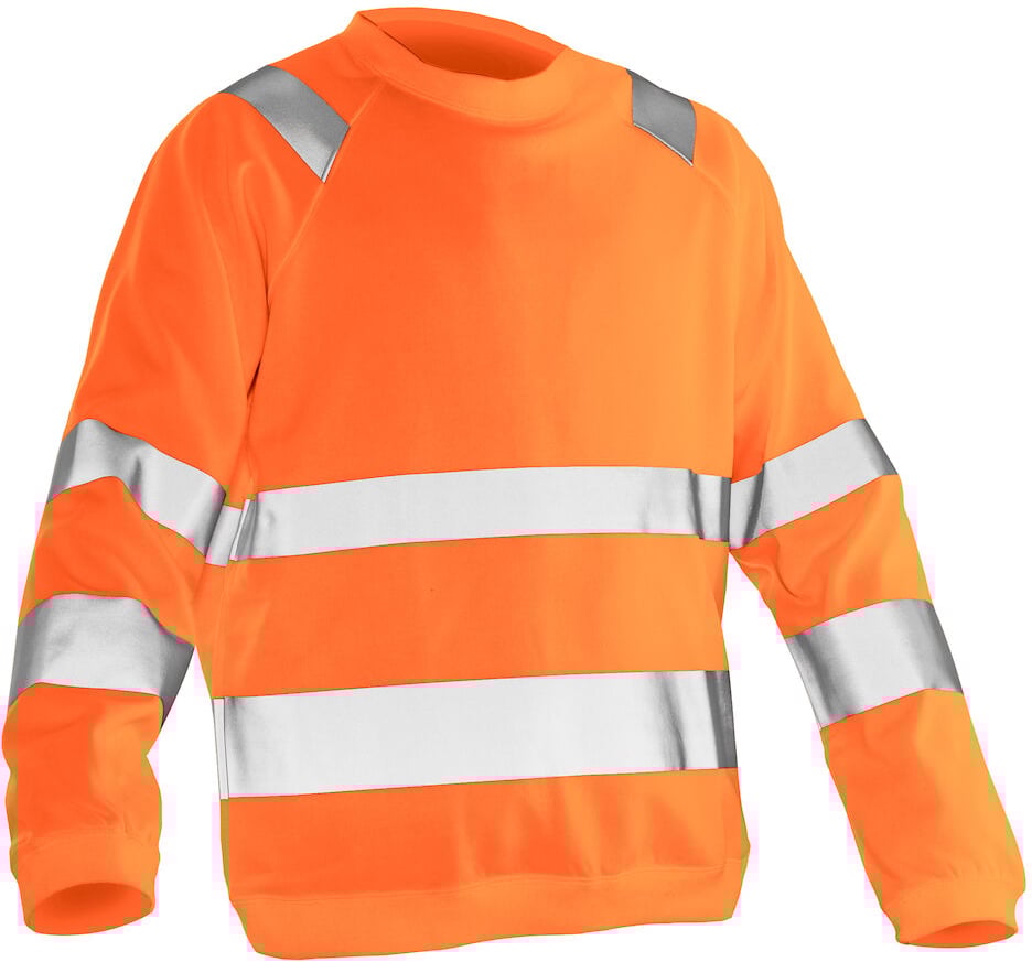 Hovedproduktbilde for Orange Jobman 1150 Hi-Vis Kl. 3 Collegegenser