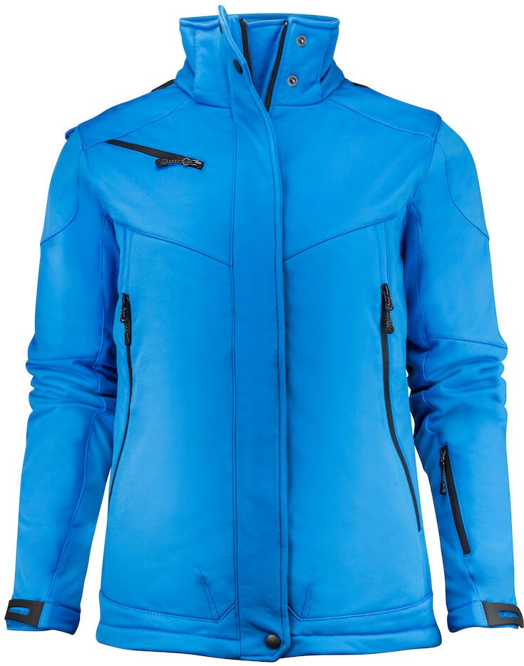 Hovedproduktbilde for Blue Printer Skeleton Softshelljakke Dame