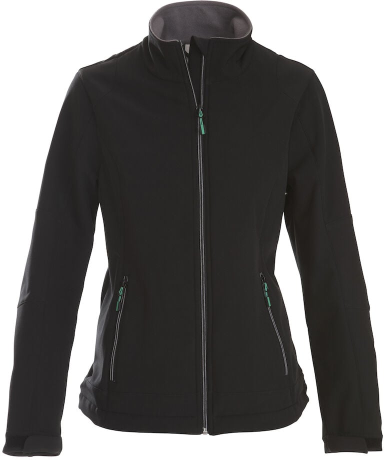 Hovedproduktbilde for Black Printer Trail Softshelljakke Dame