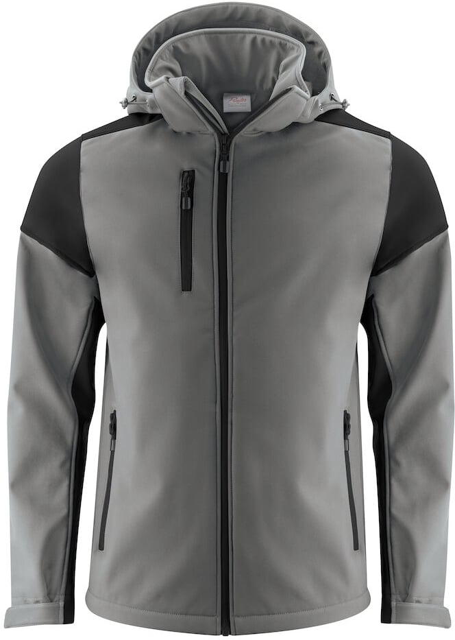 Hovedproduktbilde for Anthracite/Black Printer Prime Softshelljakke