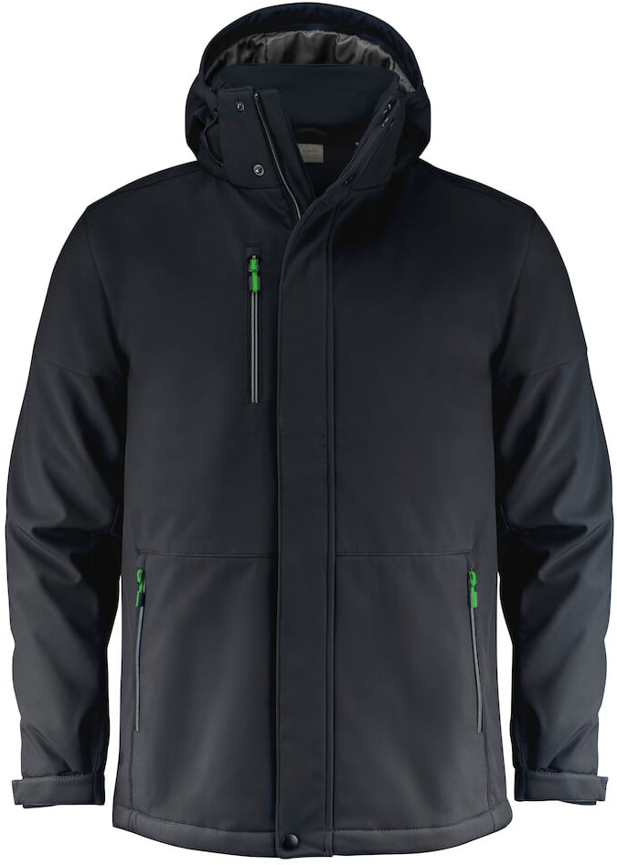 Hovedproduktbilde for Black Printer Overlanding Softshelljakke