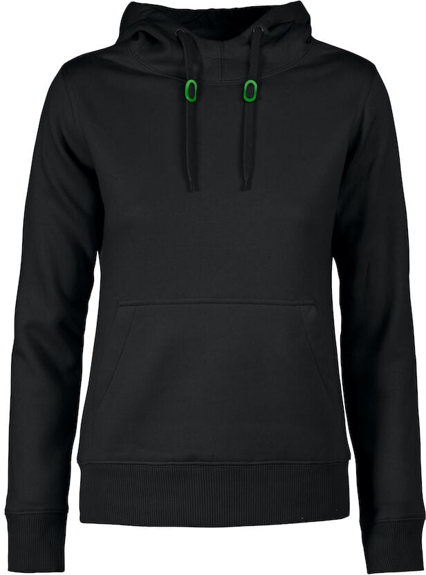 Hovedproduktbilde for Black Printer Fastpitch Hettegenser Dame