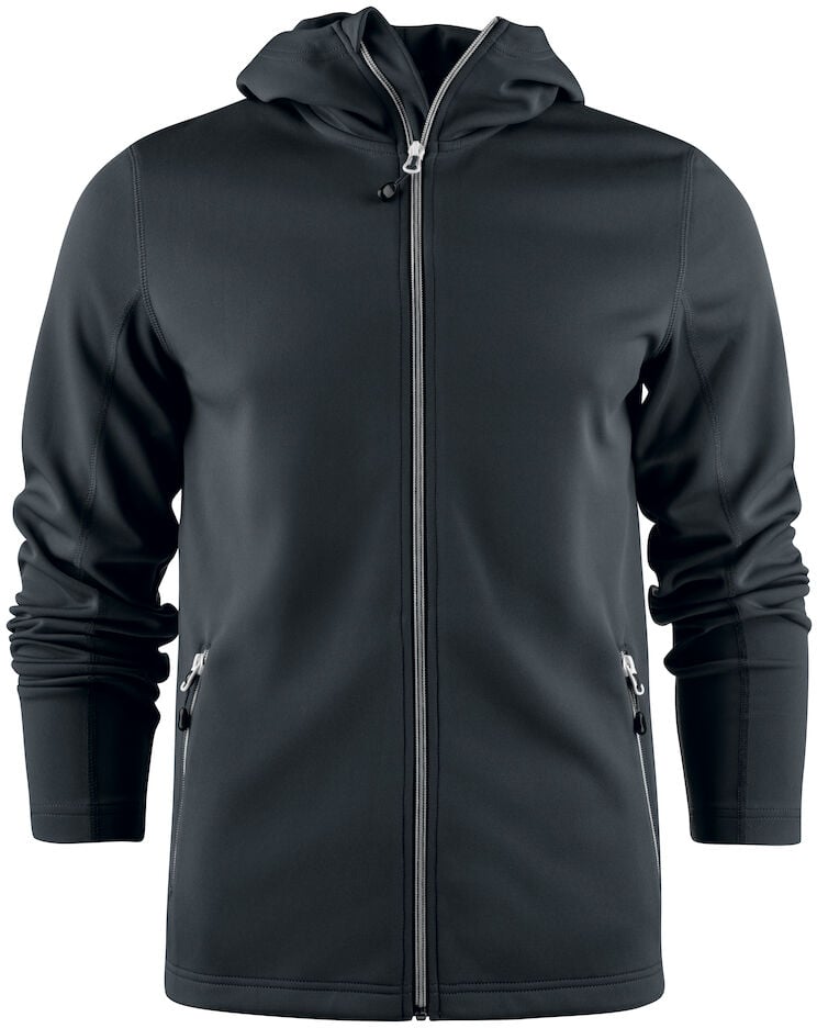 Hovedproduktbilde for Black Printer Layback Hettejakke