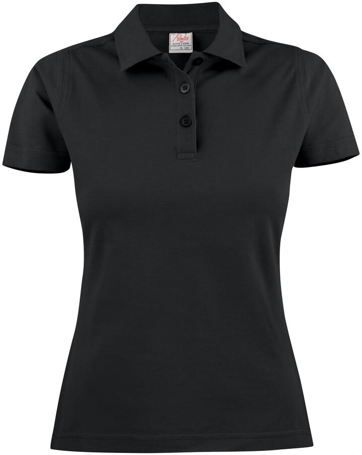 Hovedproduktbilde for Black Printer Surf RSX Poloskjorte Dame