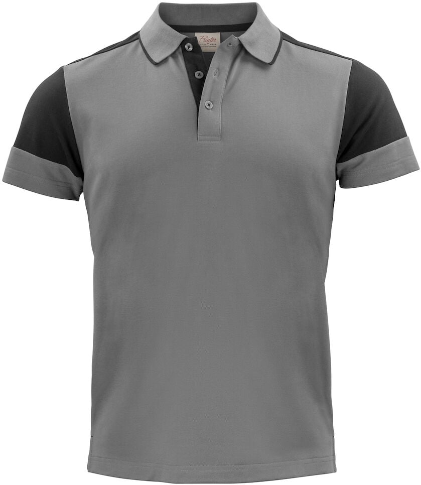 Hovedproduktbilde for Anthracite/Black Printer Prime Poloskjorte