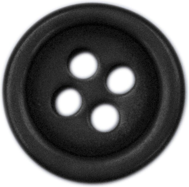 Hovedproduktbilde for Black Printer Skjorteknapper Små 10-pack